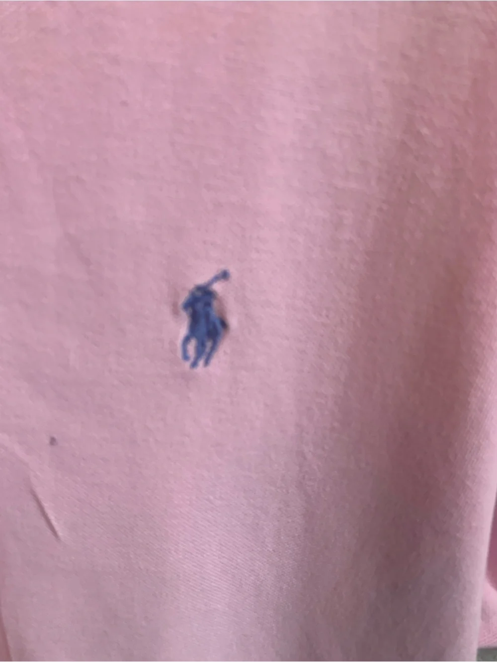 Ralph Lauren Polo Shirt in Light Pink with Blue Pony